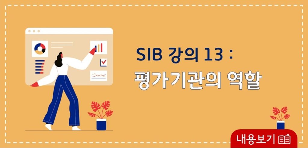 SIB 강의 : 평가기관의 역할